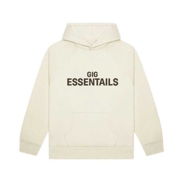 GIG Essentials Logo Hoodie – Beige